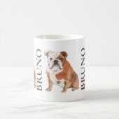 Mug Couleur beige mignonne English Bulldog (Centre)