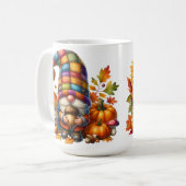 MUG COULEUR BRILLANTE PATCHWORK FALL GNOMES (Devant gauche)