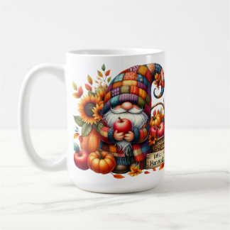 MUG COULEUR BRILLANTE PATCHWORK FALL GNOMES