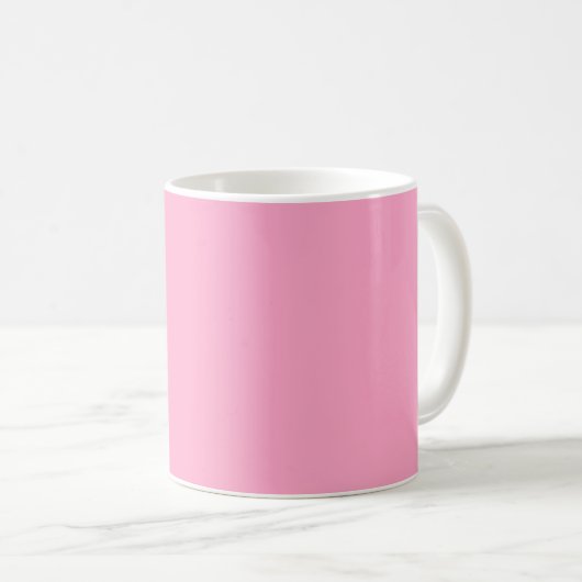 Mug Couleur carnation rose solide | Classique | Élégan (Devant droit)