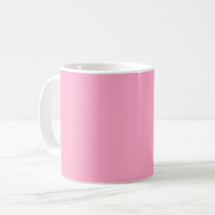 Mug Couleur carnation rose solide   Classique   Élégan