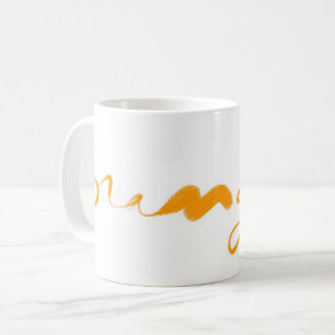 Mug COULEUR, collection Musique orange