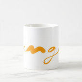 Mug COULEUR, collection Musique orange (Centre)