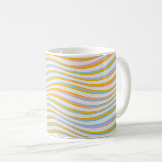 Mug Couleur coupée (Devant droit)