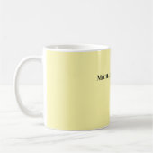 Mug Couleur crème créative classique tendance (Gauche)