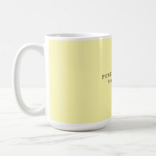 Mug Couleur crème Unique Original Classic Professional (Gauche)