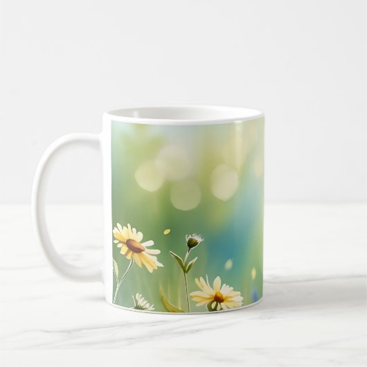 Mug Couleur d'aquarelle de la baie de soleil (Gauche)