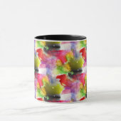 Mug Couleur d'aquarelle rouge et jaune (Centre)