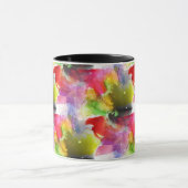 Mug Couleur d'aquarelle rouge et jaune (Centre)