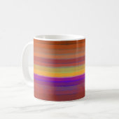 Mug Couleur D'Aquarelle Salée Du lever De Soleil Gliss (Devant gauche)