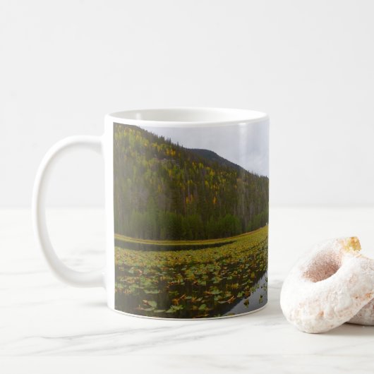 Mug Couleur d'automne à Cub Lake (Avec donut)