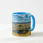 Mug Couleur d'automne en haut plat | Forêt nationale d (Devant droit)