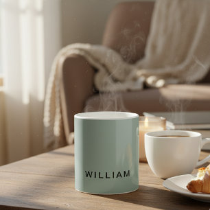 Mug Couleur de cendres personnalisée avec personnalisa