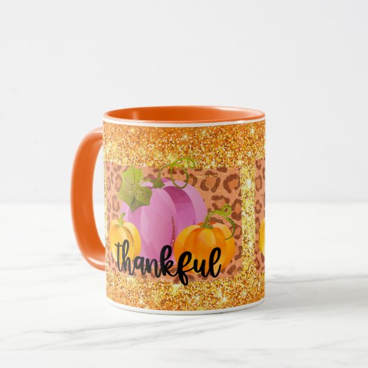 Mug Couleur de la Personnaliser d'automne (Devant gauche)