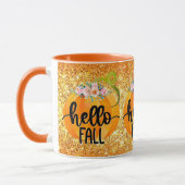 Mug Couleur de la Personnaliser d'automne de l'automne (Gauche)