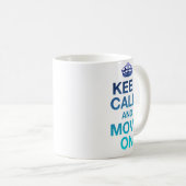 Mug Couleur de l'océan - Gardez le calme (Devant droit)