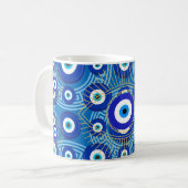 Mug Couleur de l'Œil Maléfique Protection, Style d'Amu (Devant gauche)
