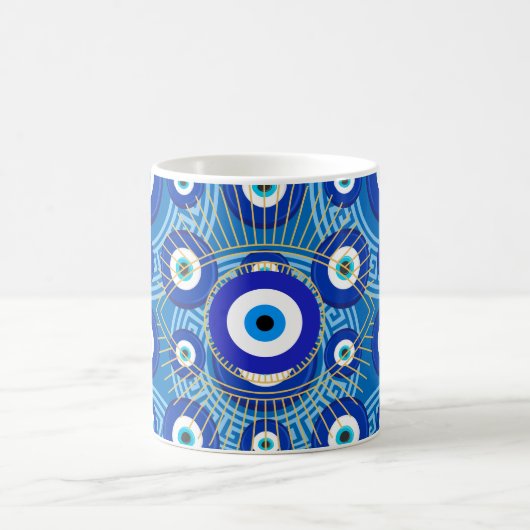 Mug Couleur de l'Œil Maléfique Protection, Style d'Amu (Centre)