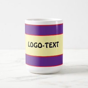 Mug Couleur de logo personnalisé en mélange