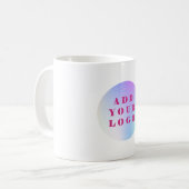 Mug Couleur de marque logo d'entreprise (Devant gauche)