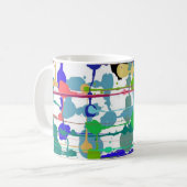 Mug Couleur de peinture - Musique (Devant gauche)