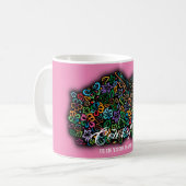 Mug Couleur de vie élégante (Devant gauche)