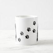 Mug Couleur d'eau de Amoureux des chiens de chiots cui (Centre)