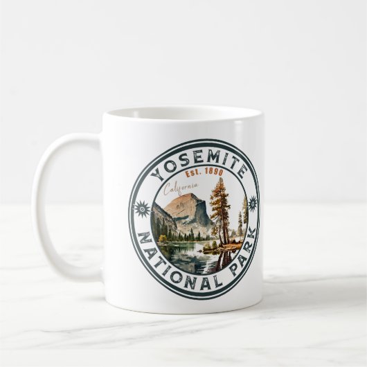 Mug Couleur d'eau du parc national Yosemite Coucher de (Gauche)