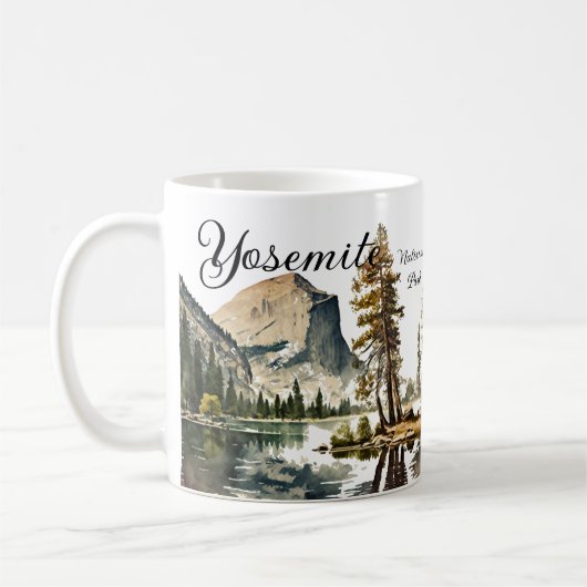 Mug Couleur d'eau du parc national Yosemite Coucher de (Gauche)