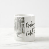 Mug Couleur d'eau hivernale Baby son froid dehors (Centre)