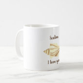 Mug Couleur d'eau mignonne romantique Seatime Shell Co (Devant gauche)