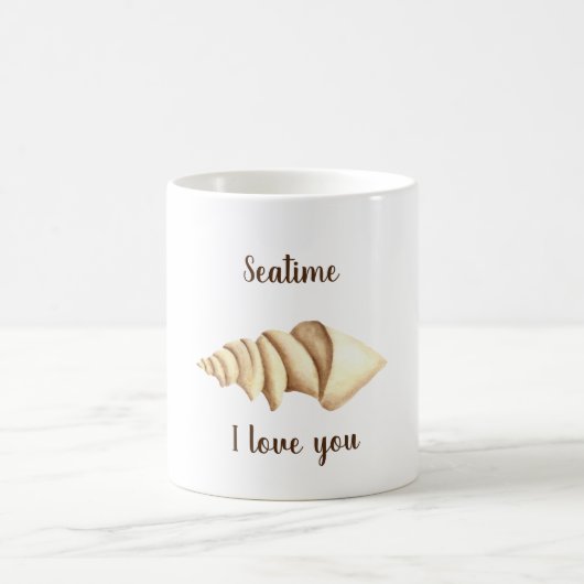 Mug Couleur d'eau mignonne romantique Seatime Shell Co (Centre)