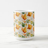 MUG COULEUR D'EAU ORANGE JAUNE VERT TOMBE AUTOMNE FEUI (Centre)