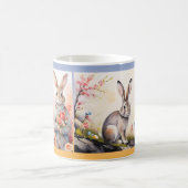Mug Couleur d'eau ou photo du lapin de Pâques (Centre)