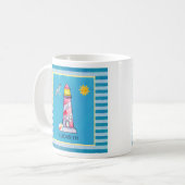 Mug Couleur d'eau rouge coupe-feu personnalisé (Devant gauche)