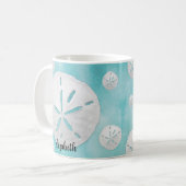 Mug Couleur d'eau turquoise de sable tropical personna (Devant gauche)