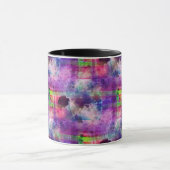 Mug Couleur d'eau verte et violette (Centre)