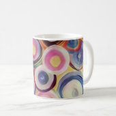 Mug Couleur dégradée, texture rugueuse arrière - plan. (Devant droit)