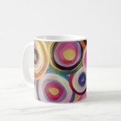 Mug Couleur dégradée, texture rugueuse arrière - plan. (Devant gauche)
