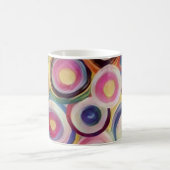 Mug Couleur dégradée, texture rugueuse arrière - plan. (Centre)