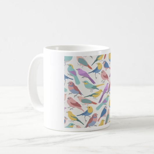 Mug Couleur des oiseaux (Devant gauche)