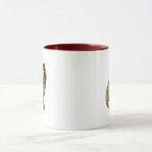 Mug Couleur du symbole de hibou (Centre)