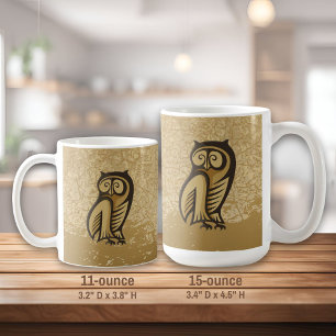 Mug Couleur du symbole de hibou