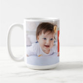 Mug Couleur ÉDITABLE Chaleureux Amour Coeur Photos (Gauche)