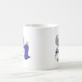 Mug Couleur Garde Chat bleu et blanc (Centre)
