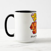 Mug Couleur Geek de boue de vertex 3e degré (Gauche)