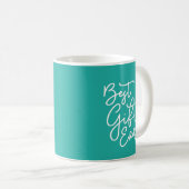 Mug Couleur modifiable Funny Script moderne Meilleur C (Devant droit)