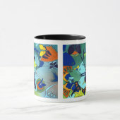 Mug Couleur Mosaïque de papillon mignonne (Centre)