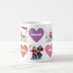 Mug Couleur Multi Photo Personnalisée Joyeux Jour Mama