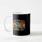 Mug Couleur Notre Monde Été 2025 Programme de Lecture  (Gauche)
